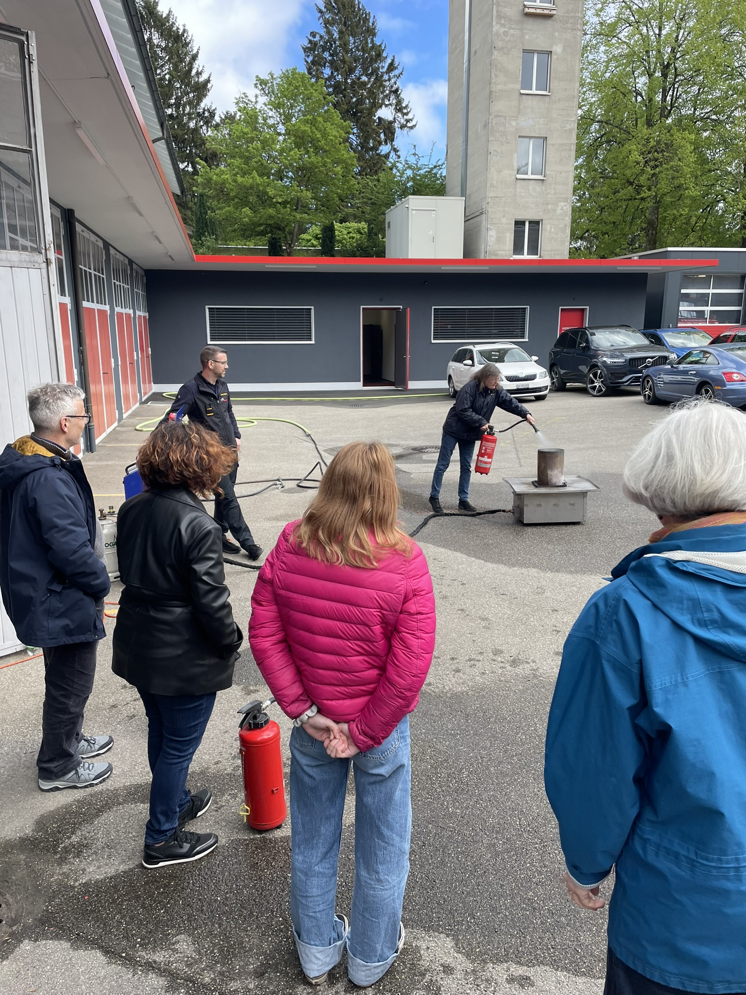Feuerwehrübung Feuerwehr Grenchen