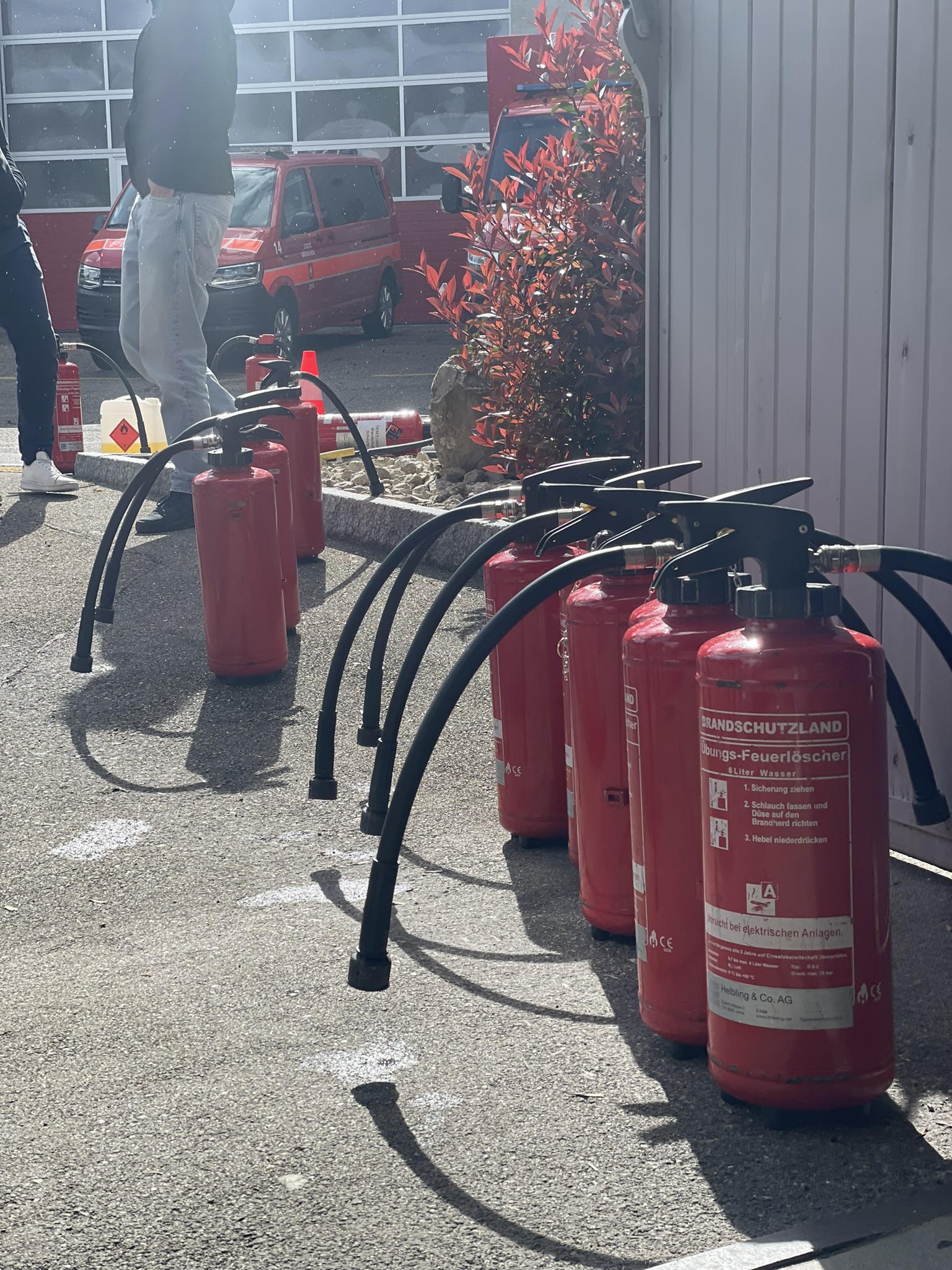 Feuerwehrübung Feuerwehr Grenchen